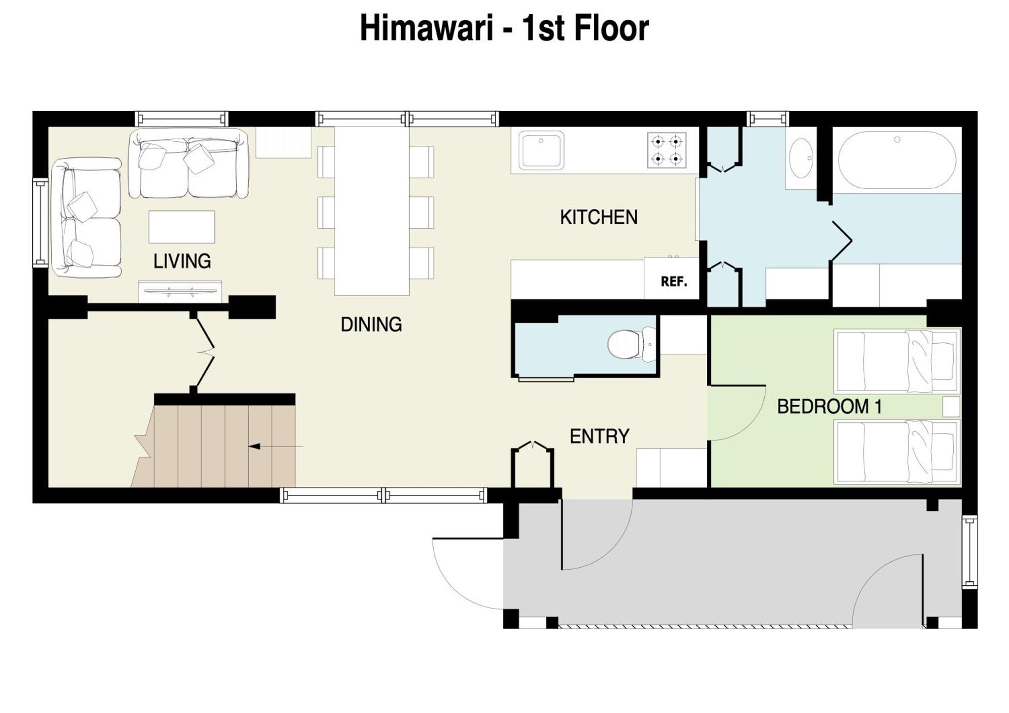 Ferienwohnung Himawari Kutchan Zimmer foto